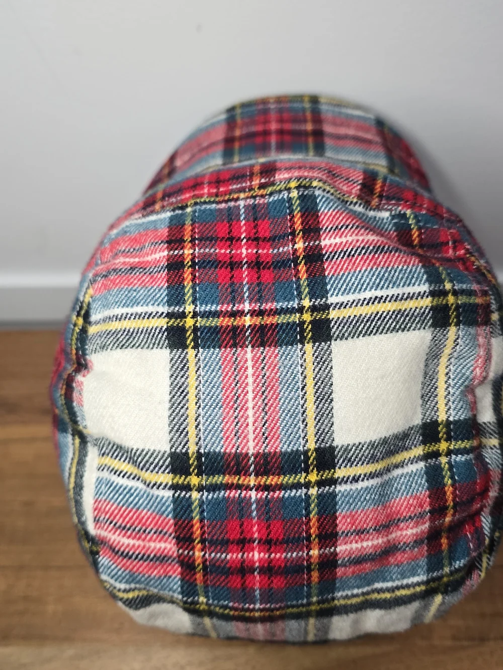 GapKids Plaid Winter Trapper/ Aviator Style Hat - Red & White
